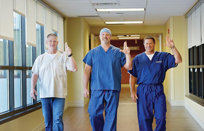 Drs. Ben (’83), Chris (’79) and Andy Mack (’81)