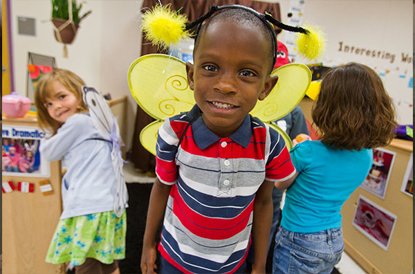 child in dramatic play