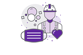 Occupational health and safety icon