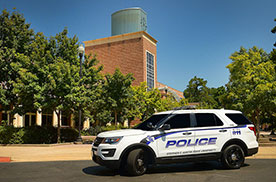 UTS-SFA police department patrol car