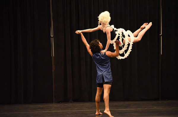 Students performing