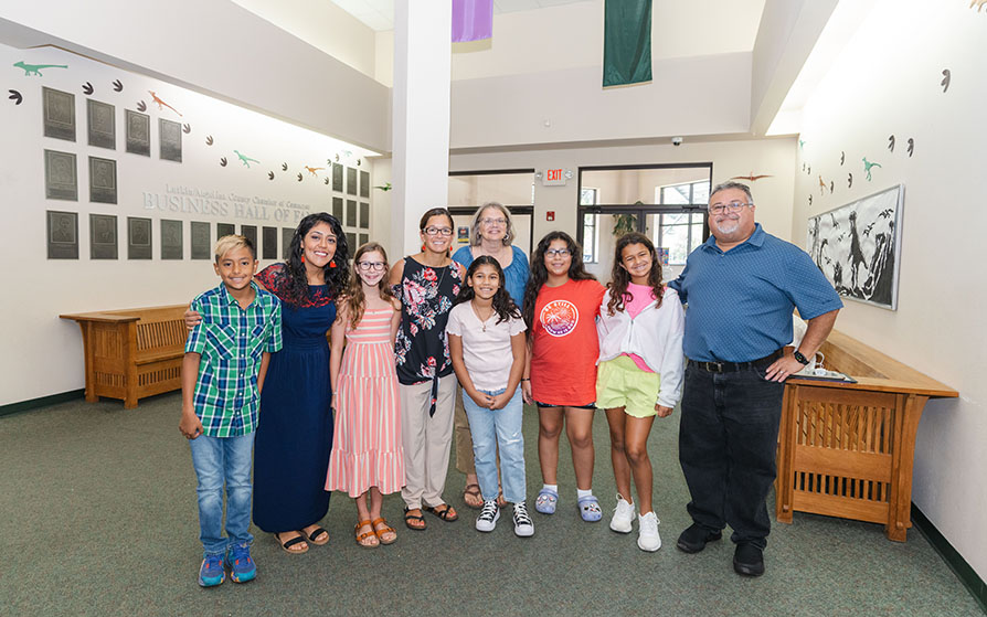 Group photo from the Back to School Bash event