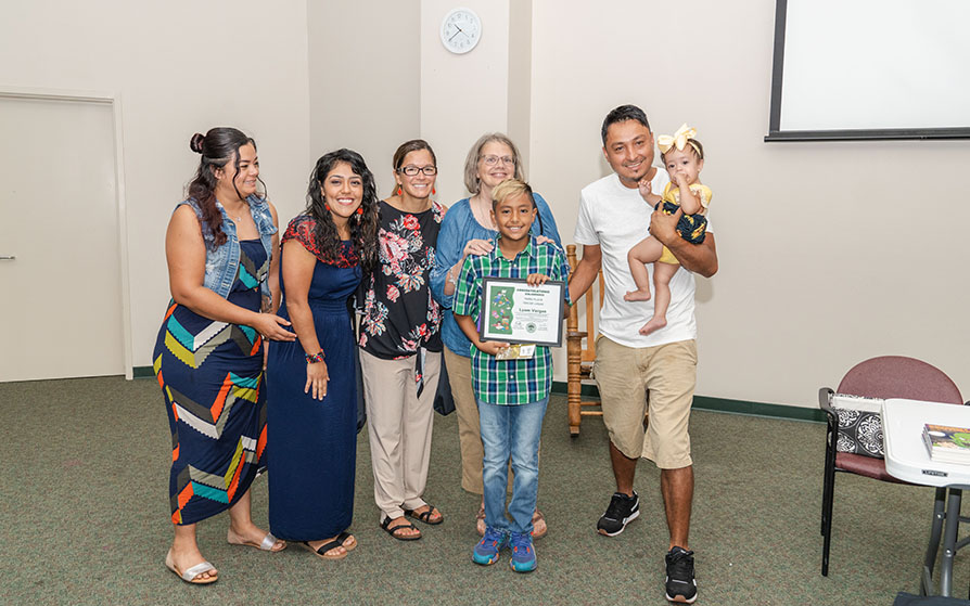 Group photo at the Back to School Bash event