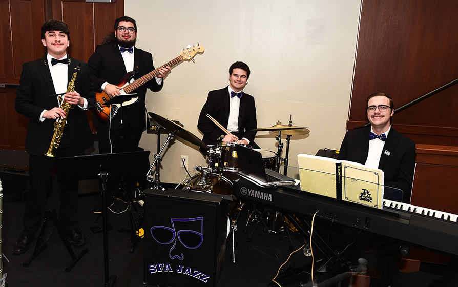 SFA jazz musicians at SFA Gala 2024