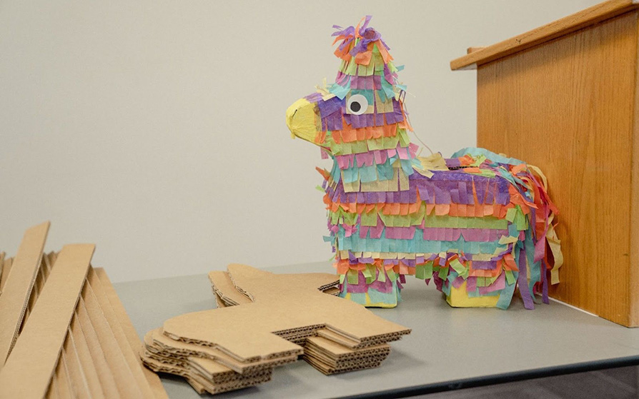 Pinata project materials at LLA event