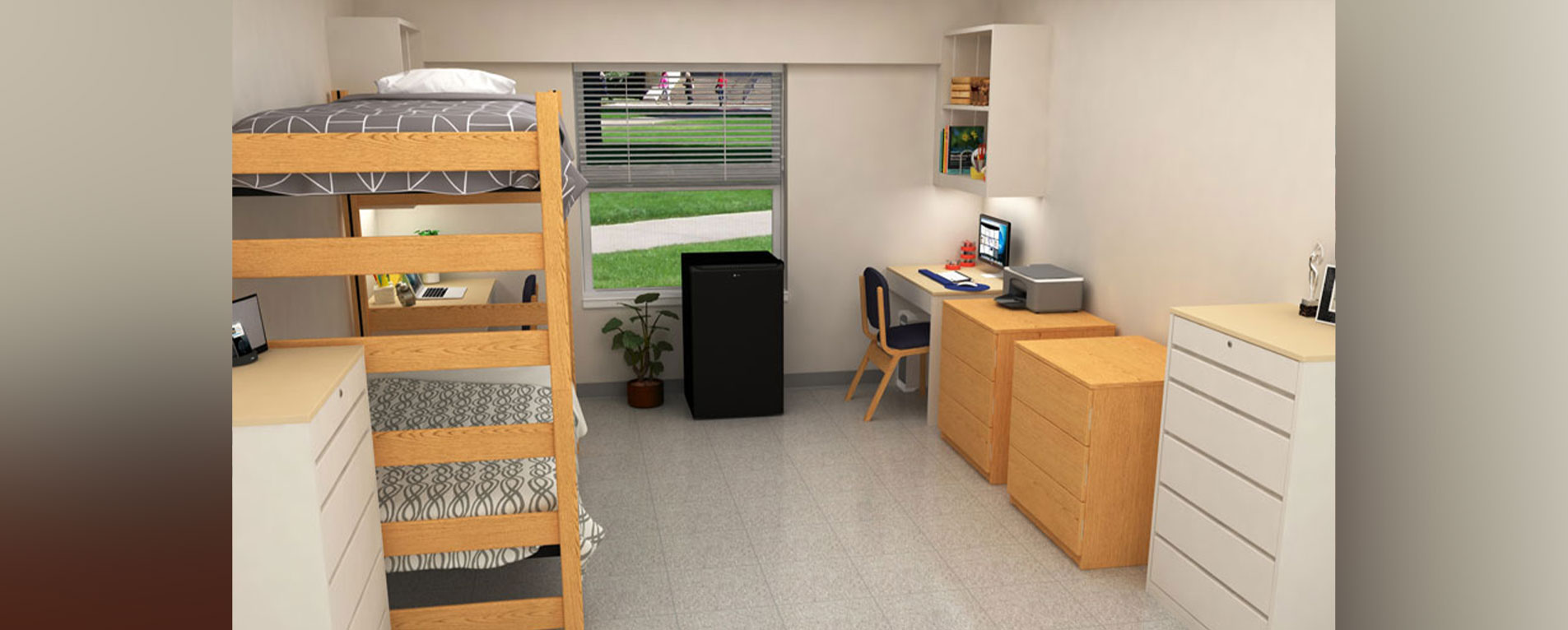 Hall 14 rendering of room