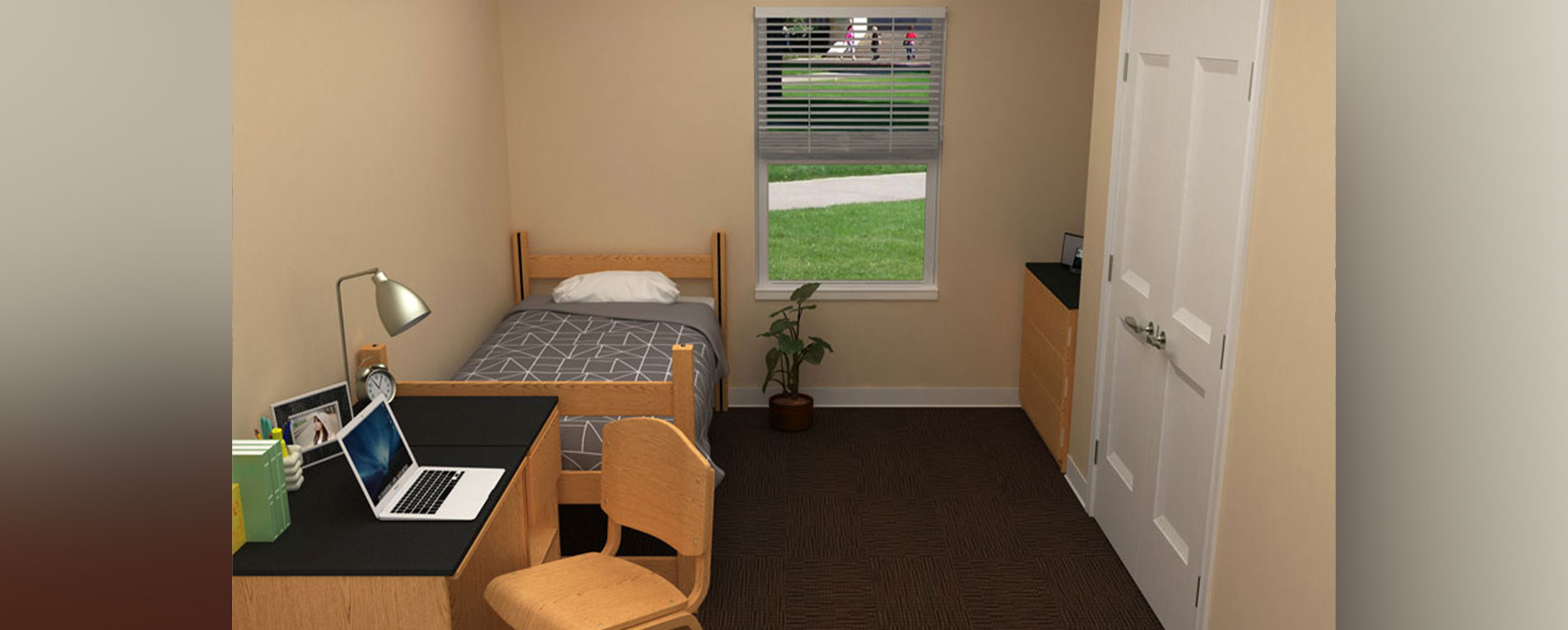Rendering of Lumberjack Lodge bedroom