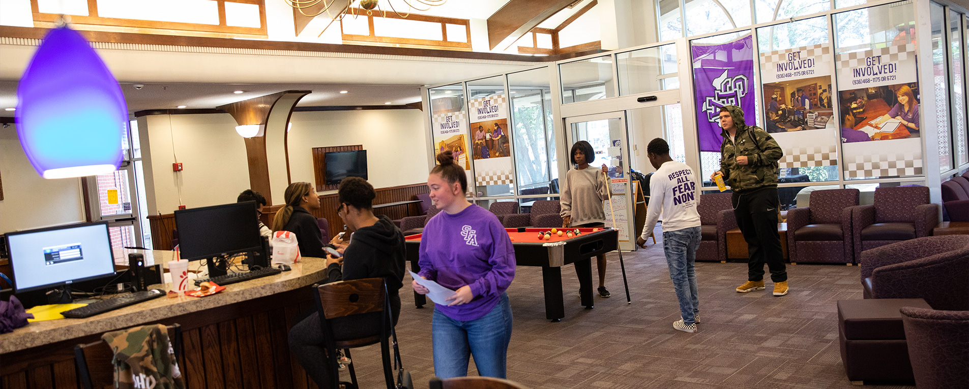 Steen Hall interior of lobby