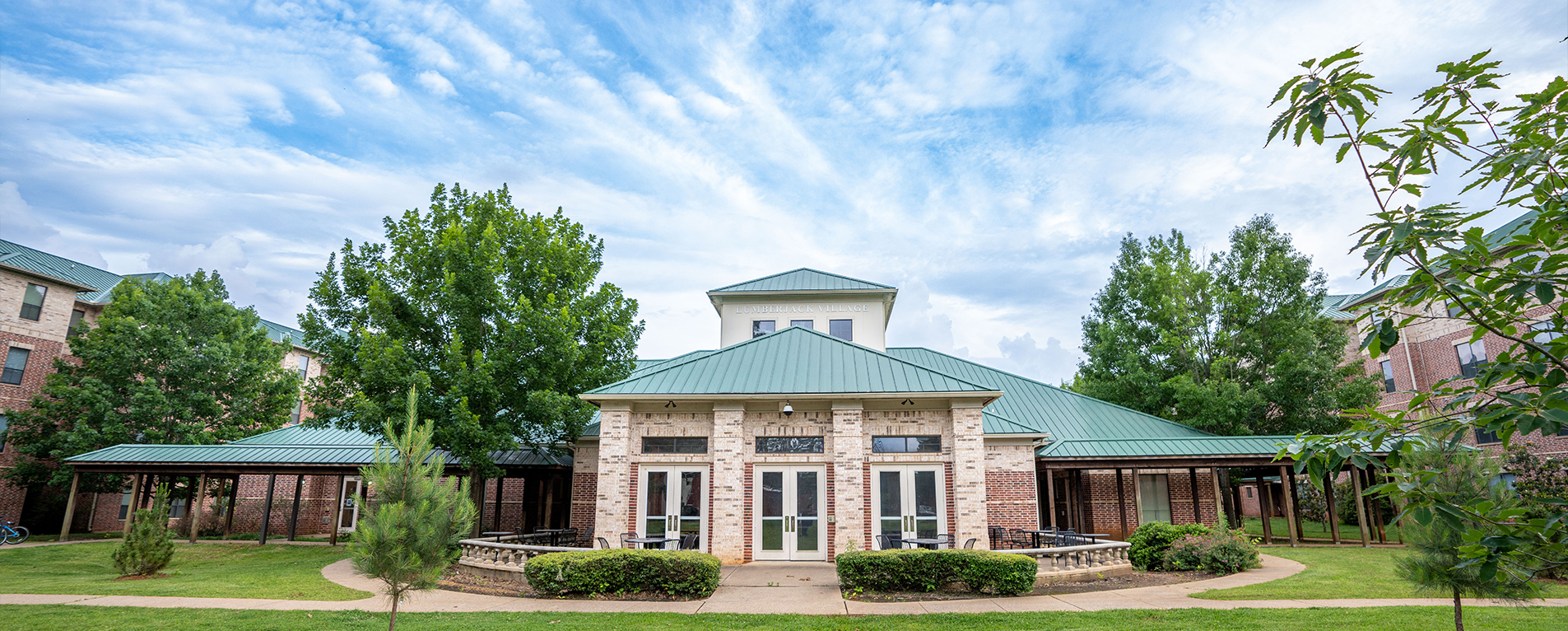 Exterior of community center 