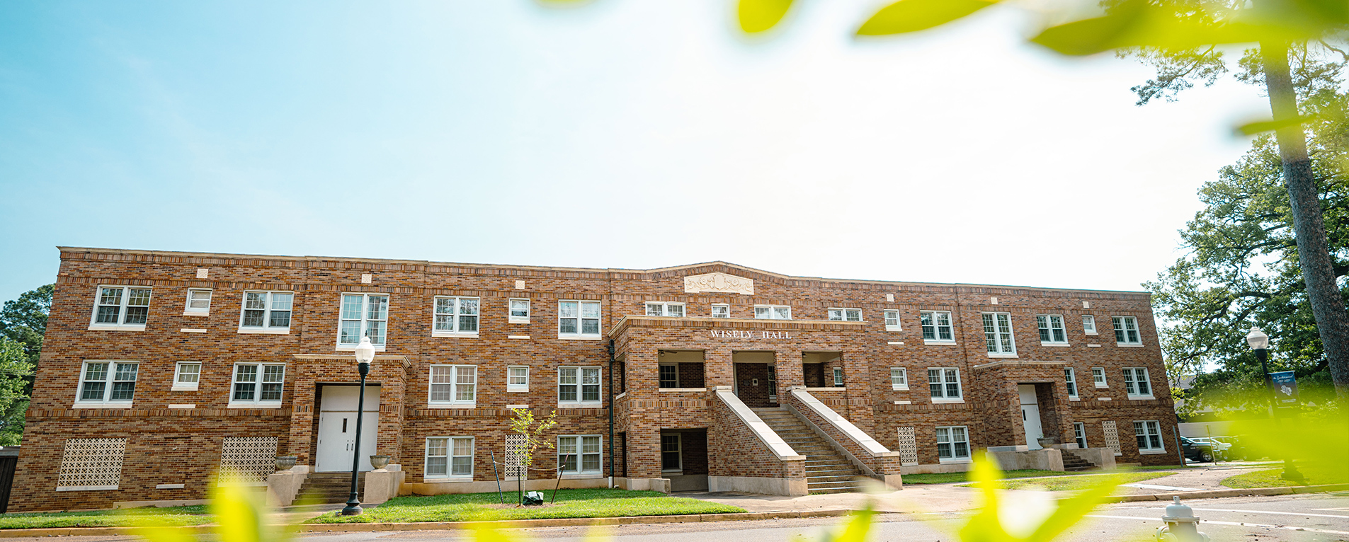 exterior of wisely hall