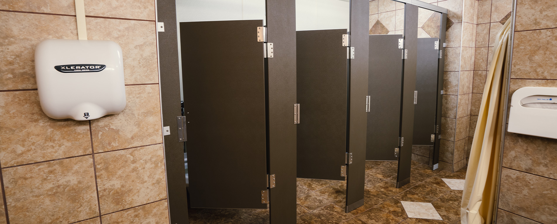 Hall 10 bathroom