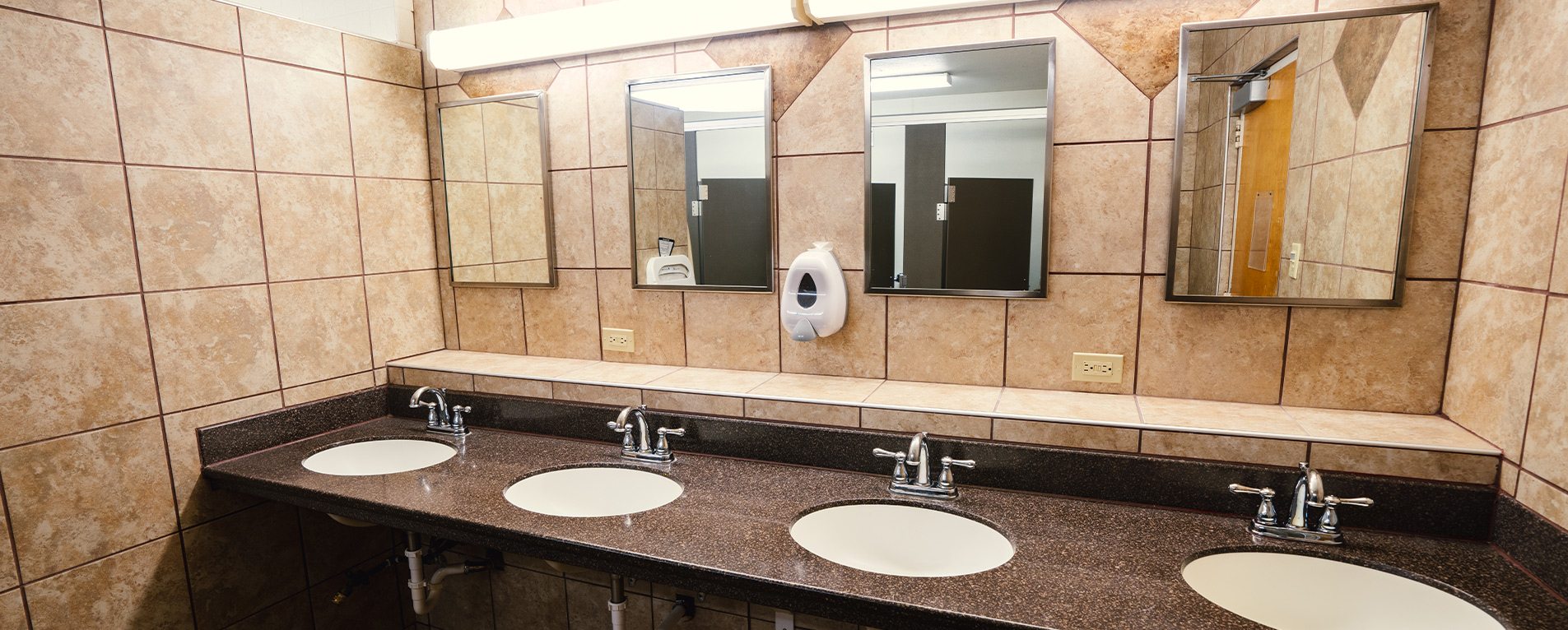 Hall 10 bathroom