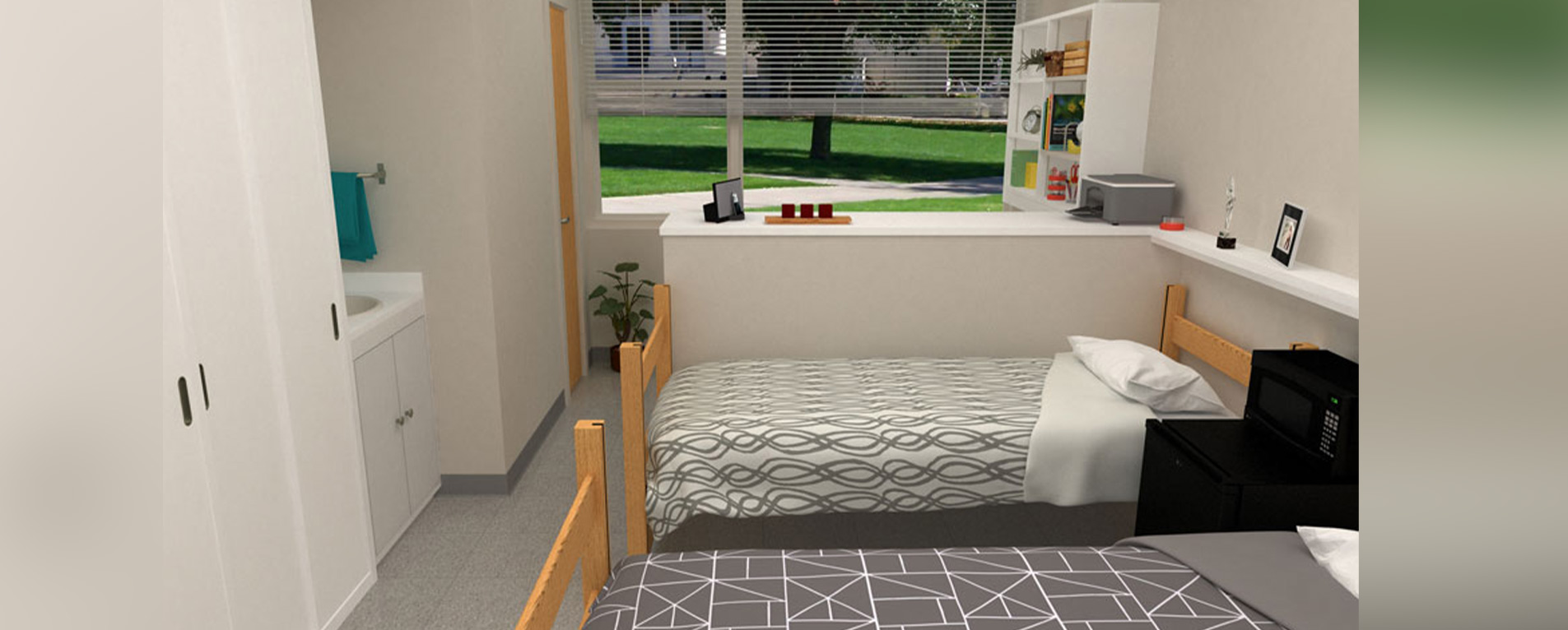 Rendering of residence room