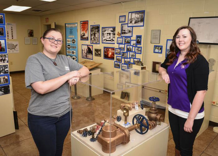 NIBCO exhibit in the Stone Fort Museum