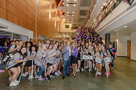 Group photo at an orientation session