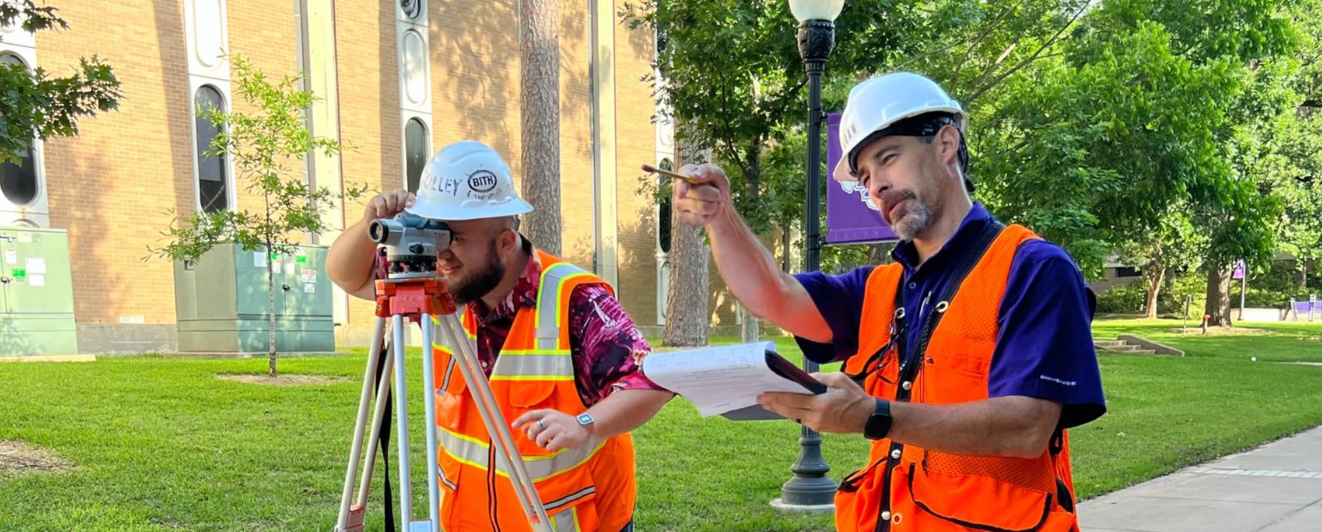 surveying campus