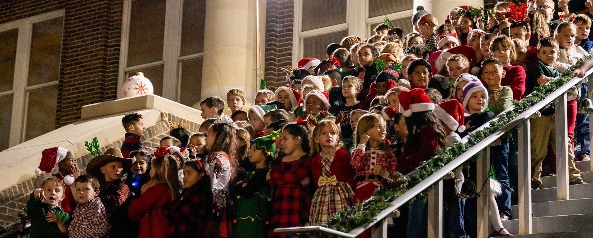 Students performing