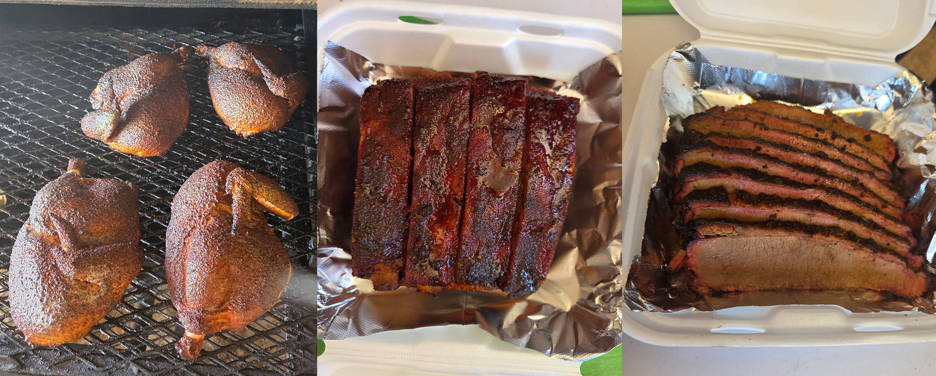 Big AXE BBQ Competition food entries