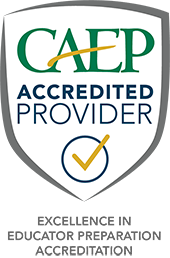 CAEP accreditation badge