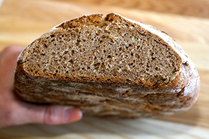 loaf of sourdough bread