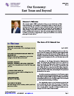 Cover page of newsletter