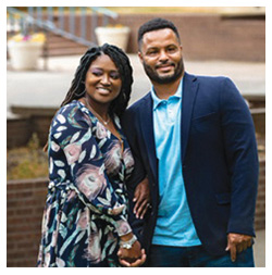 Natasha '02 & '04 and Reginald Williams '03