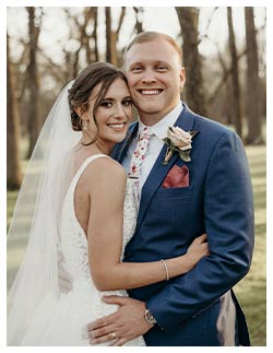 Amanda Sellman and Kaleb Castor