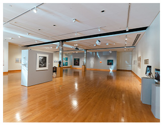 Cole Art Center exhibit hall