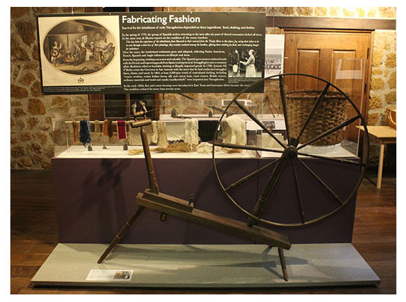 a late 1800s four-harness counterbalance loom