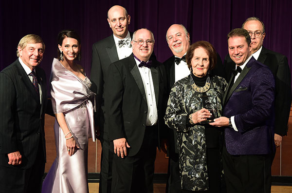 Gerald "Jerry" W. Schlief, Jill Still, Forrest Oglesbee, Chris Oglesbee, Dr. John Oglesbee III, Betty Oglesbee, Dr. Neal Weaver and Vance Oglesbee