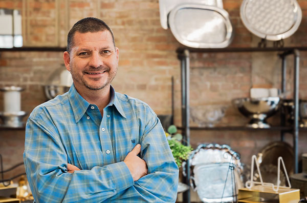 Kyle Sanders, manager of University Rental, began working at the business while attending SFA. Now he owns it along with three other SFA alumni: Autumn Sanders, his wife; Katy Lanmon, Autumn's Alpha Chi Omega sorority sister; and Katy's husband, Patrick Lanmon.