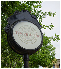 Nacogodoches "Oldest Town in Texas" sign