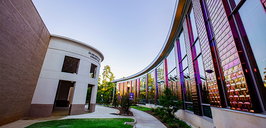 Exterior of the Griffith Fine Arts Building