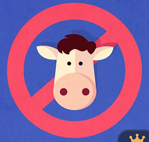 dairy free sign