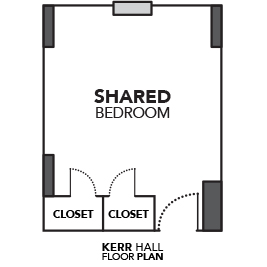 Shared one bedroom