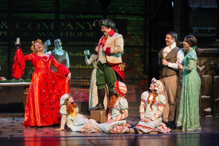 scene from "A Christmas Carol"