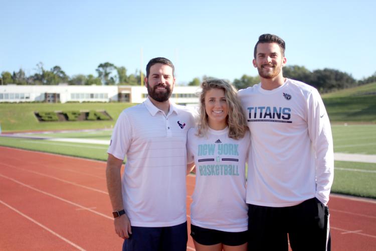 Cody Oliver, Sara Caitlin Godwin and Chris Elliott