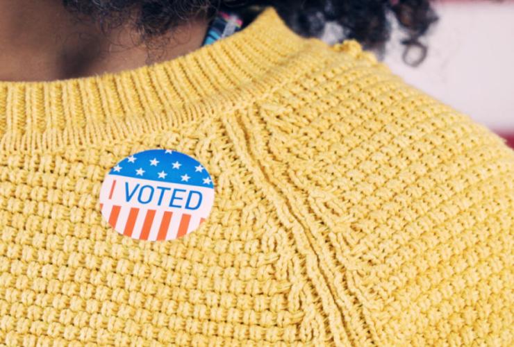 I Voted sticker