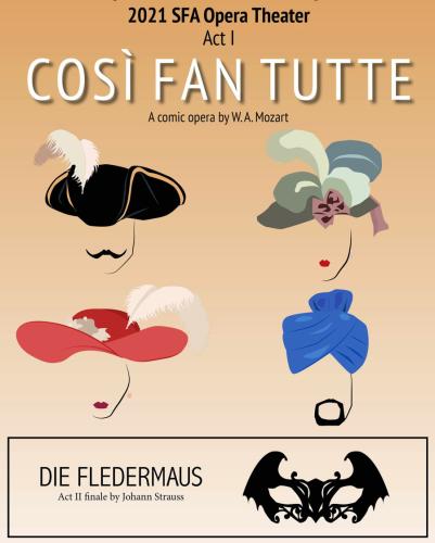 poster for the 2021 SFA Opera