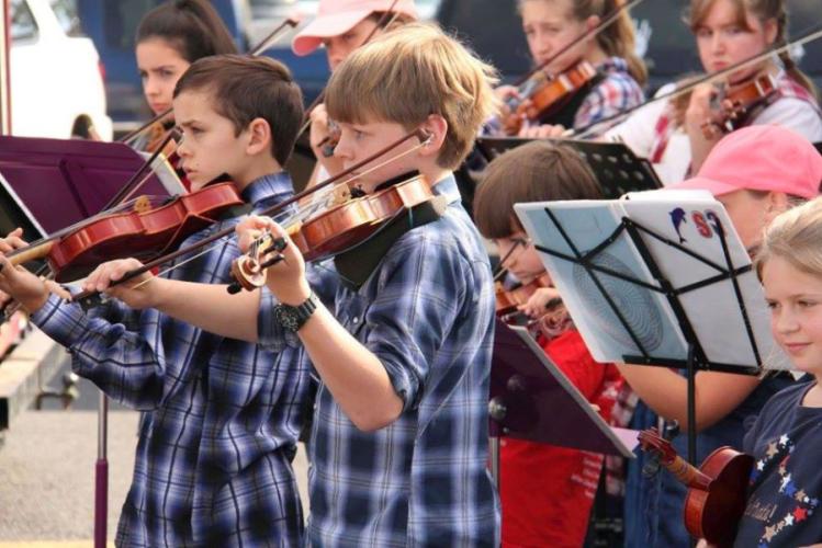 Music Prep children during a performance