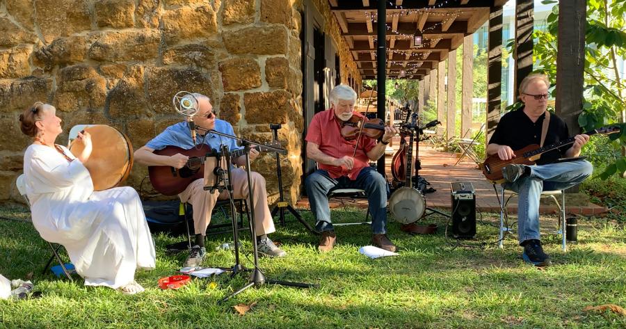 Robbie Roach, Jon Hall, Charlie Jones and Mark McLain - members of El Camino Real de Nacogdoches