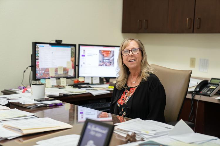 Kay Johnson, executive director of finance and administrative services