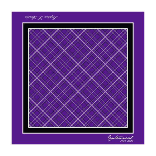 SFA centennial pocket square