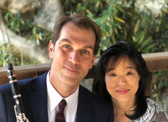 Members of Duo Karudan, Dr. Christopher Ayer, clarinet, and Dr. Kae Hosoda-Ayer, piano