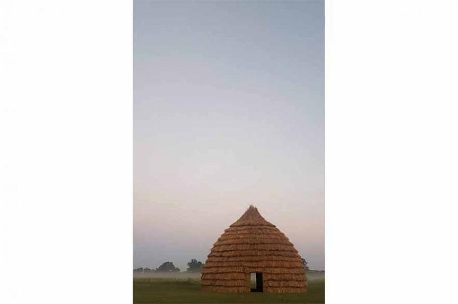 a Caddo grass house