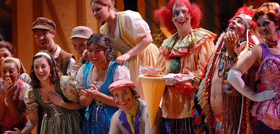 Students performing