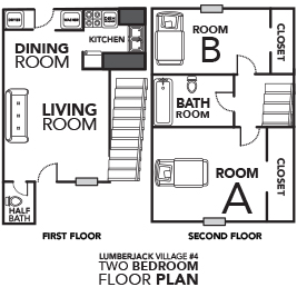 Village 4 two bedroom unit