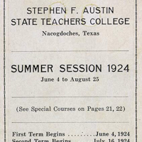 Summer Bulletin - 1924