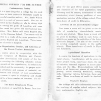 Summer Bulletin - 1924