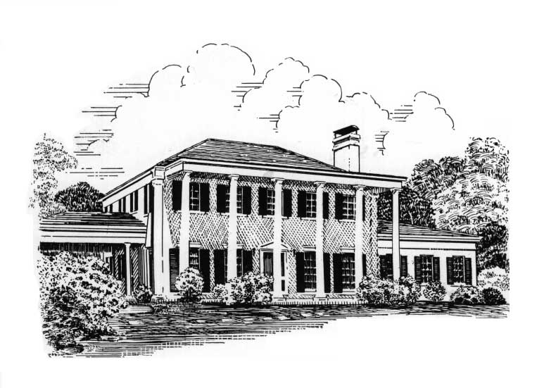 President's New House-Drawing